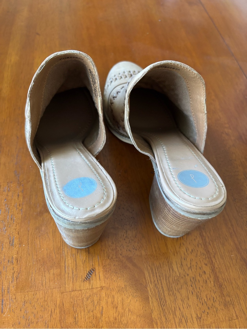 J Brand Leather Mules 10 - Picture 3 of 6
